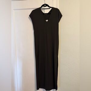 Zara Black V-Neck Dress